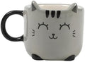 Tazza Flip Mug gatto grigio I-Total