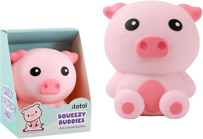Antistress morbido Squeezy Buddies Maialino I-Total