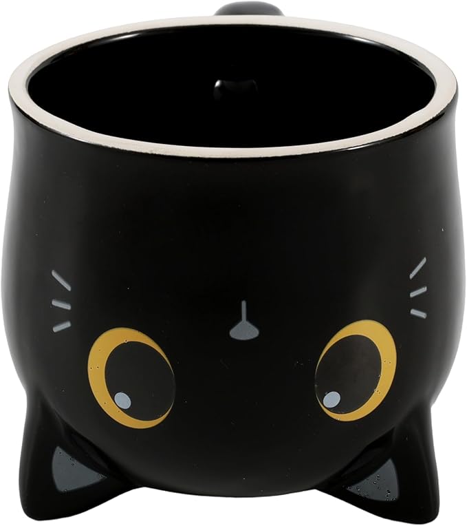 Tazza Flip Mug Gatto nero I-Total