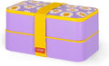Porta Pranzo, Lunch Box con 3 Posate Incluse, Margherite, Capacità 1200 ml, adatto a Microonde e Lavastoviglie Legami