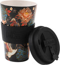 Tazza in RPET Flowers per Caffé con Tappo in Silicone Apribile