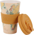 Tazza in RPET World per Caffé con Tappo in Silicone Apribile