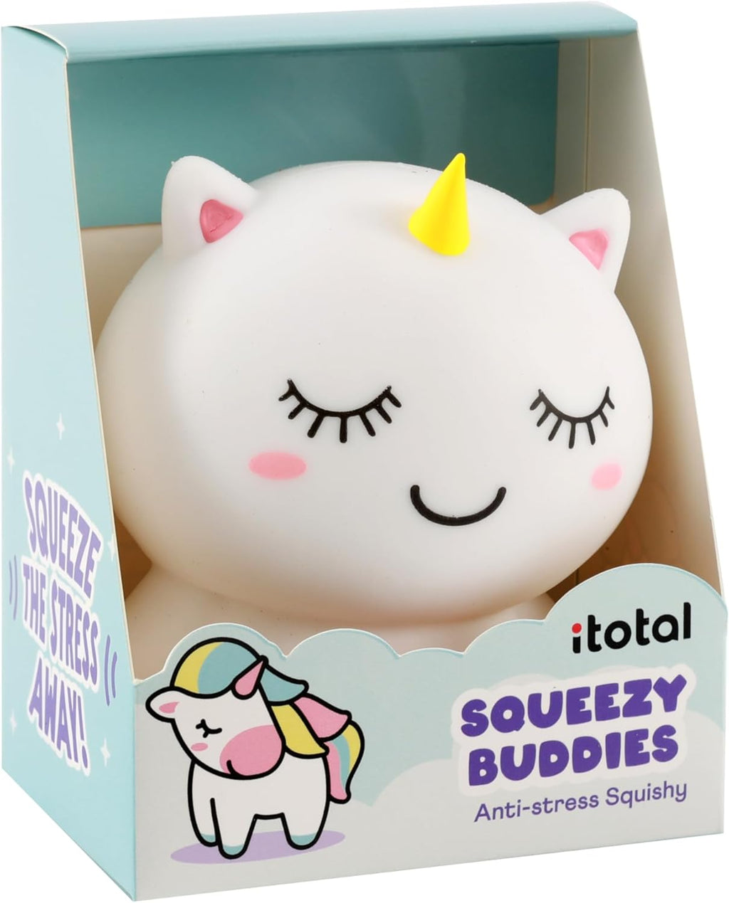 Antistress Morbido Squeezy Buddies Unicorno I-Total