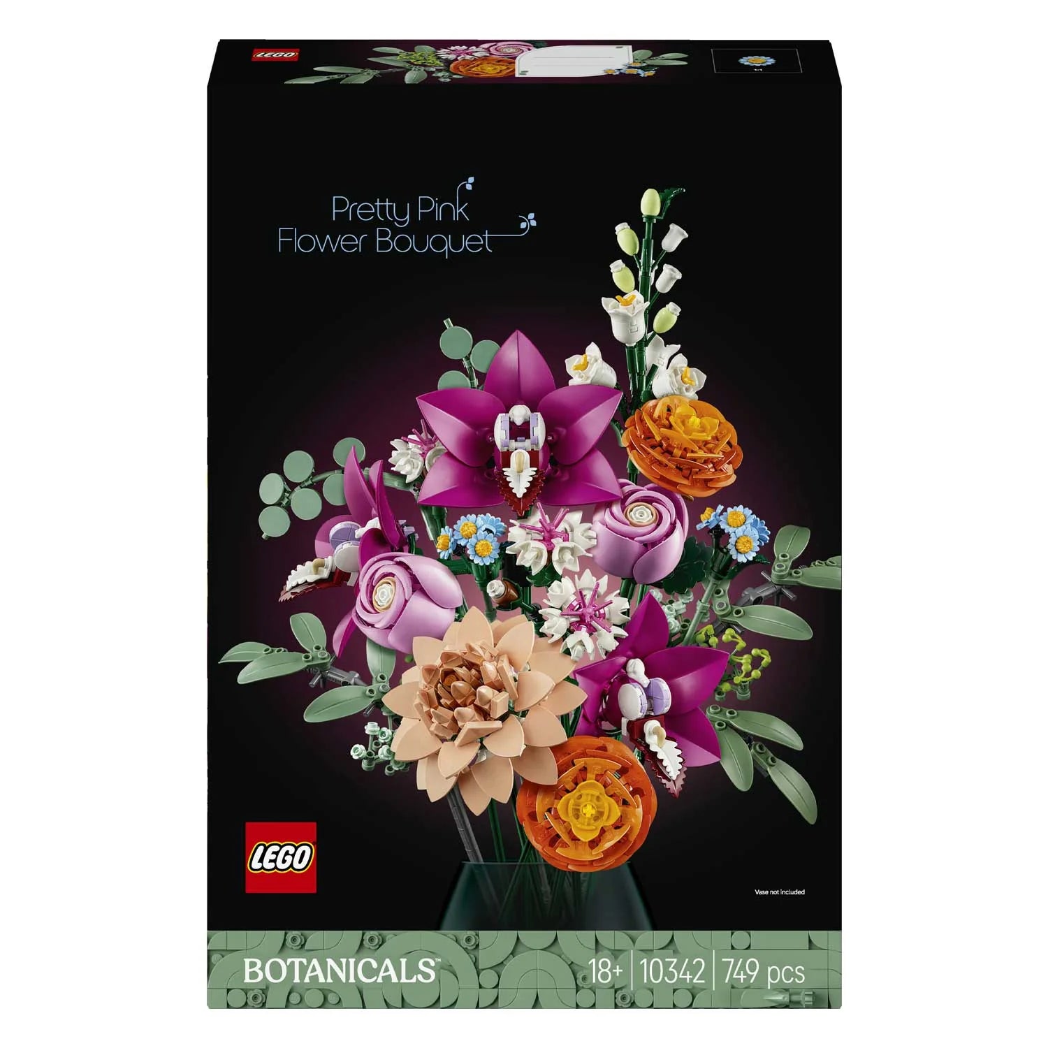 LEGO Botanicals 10342 Bouquet di Fiori Rosa