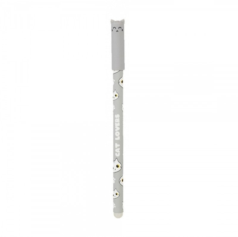 Penna gel cancellabile Gatto grigio I-Total